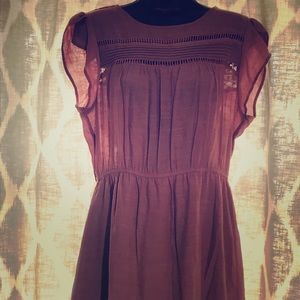 E & M mauve juniors dress